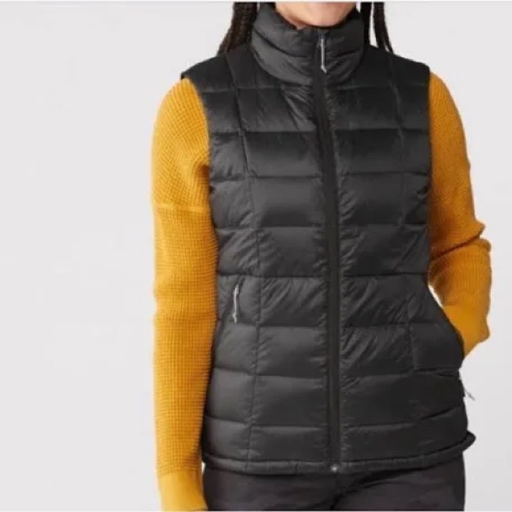 REI Co-Op Down Black Puffer Vest Size XS